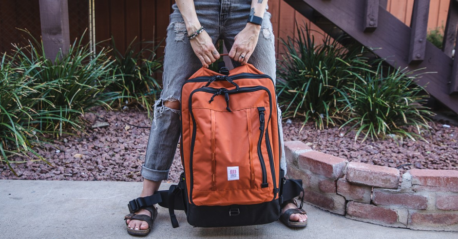 Topo designs global travel bag